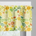 thumbnail image 3 of Ambesonne Autumn Valance Pack of 2, Colorful Happy Season Design, 54"X12", Apple Green and Cream, 3 of 5