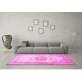thumbnail image 3 of Ahgly Company Indoor Rectangle Medallion Pink Traditional Area Rugs, 5' x 7', 3 of 4