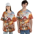 thumbnail image 4 of Thanksgiving Alaskan Malamute Pilgrim Grateful, Thankful, Blessed Fall Welcome All Over Print 3D Baseball Shirt Alaska Mal Dog Lovers Gifts Softball Sport - 00021, 4 of 6