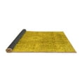thumbnail image 2 of Ahgly Company Indoor Square Abstract Yellow Modern Area Rugs, 3' Square, 2 of 4