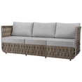 thumbnail image 3 of Home Square 4-Piece Set with Sofa 2 Outdoor Chairs and Patio Coffee Table, 3 of 5