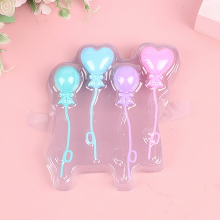 

Children Toys Plastic Toy Ballon 4pcs In Set with 2 Styles 10cm Length 2-3cm
