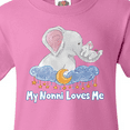 thumbnail image 4 of Inktastic My Nonni Loves Me Cute Elephants Clouds Moon and Stars Youth T-Shirt, 4 of 5
