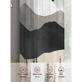 thumbnail image 3 of Black Mountain Sheer Curtains for Living Room Bedroom Peaks Landscape Forest Tree Sheer Curtains 72 Inch Long 2 Panels Set Light Filtering Curtain Window Treatments Drapes for Dining Room, 3 of 6
