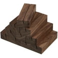 thumbnail image 1 of SHISUYAN 12pcs Table Number Stand Wood Card Holder Table Card Stand Rustic Wood Display Stand Base Sign Holder, 1 of 8