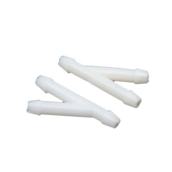 Unique Bargains 20Pcs 3mm Inner Dia Y Shape Plastic Joiner Air Water Fuel Hose Tube Connector