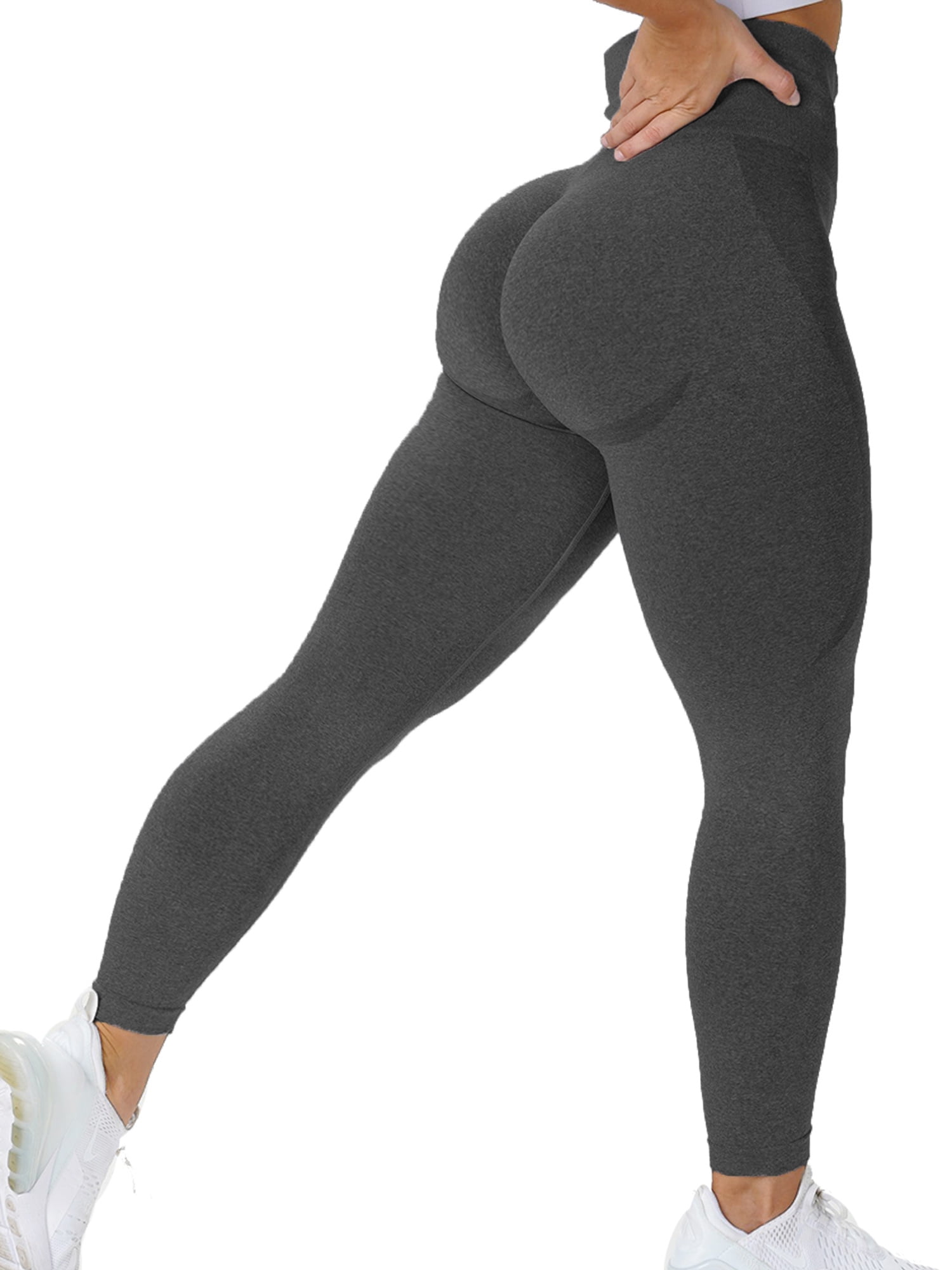 Women High Waist Seamless Leggings Contour Yoga Pants Training Sport Fitness 