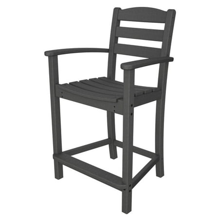 POLYWOOD® La Casa Cafe Recycled Plastic Counter Height Arm Chair
