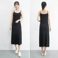 thumbnail image 3 of 2024 Femmes Femme Robe d'Été Bas en modal Jupe à Bretelles Jupon pour Femmes Longueur Moyenne Ample Sans Manches Robe Débardeur Robes QZX, 3 of 7