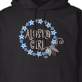 thumbnail image 3 of Inktastic Alaska Girl Forget-me-not Flower Adult Hoodie Sweatshirt, 3 of 4