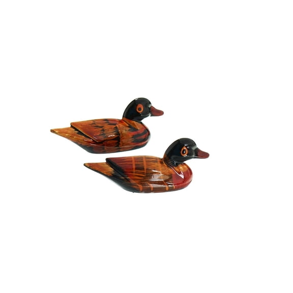 Beautiful Mandarin Duck Miniature for Collectors & Gardens