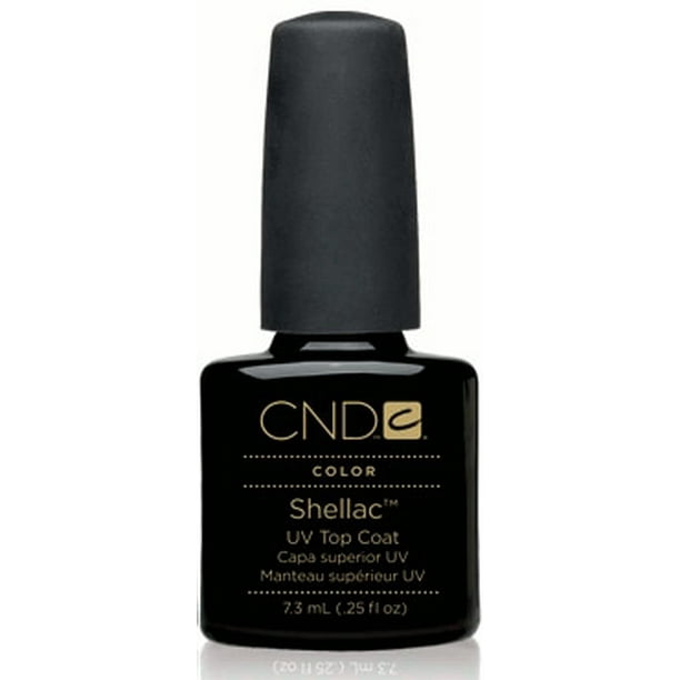 CND - CND Shellac Gel Nail Polish, Top Coat, 0.25 Fl Oz - Walmart.com ...