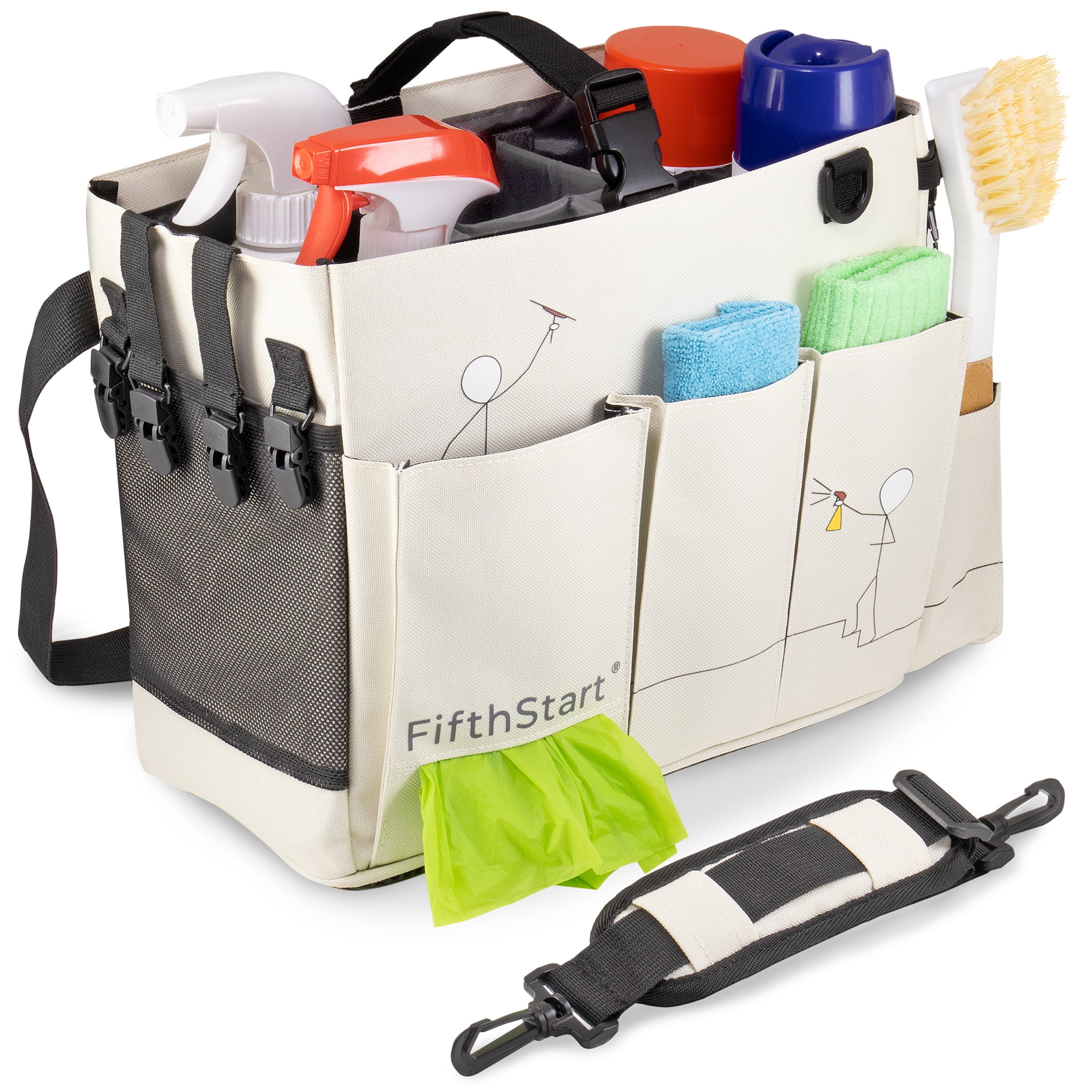 Cleaning Bag Wearable Cleaning Supply Organizer for Cleaning Farm Gardening