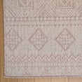 thumbnail image 3 of Savara Talina Indoor/ Outdoor Polypropylene Pink Flat Weave Area Rug, 6x9, 3 of 6