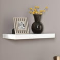 thumbnail image 4 of Southern Enterprises Chicago Floating Shelf, 24"W, White, 4 of 5