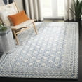 thumbnail image 2 of SAFAVIEH Blossom Azura Floral Bordered Wool Area Rug, Blue/Ivory, 5' x 8', 2 of 5