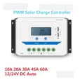 thumbnail image 2 of 10A20A30A PWM Solar Charge Controller 12V24V Auto 45A 60A Regulator For Solar System LCD Diaplay Two USB Ports ,Safe to Use, 2 of 7