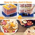 thumbnail image 6 of CATGOOD Food Dehydrator, Dryer with Timer, 10 Trays Dehydrators for Food and Jerky, 400W Hydrator Machine with Temperature Control, 6 of 10