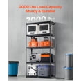 thumbnail image 2 of VEVOR Storage Shelves 5 Tier Adjustable Heavy Duty Garage Shelving Units 2000 lbs, 2 of 9