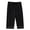 Black, variant on NoxwB Men's Stretch Modal Pajama Capri Pants with Pockets Black XL