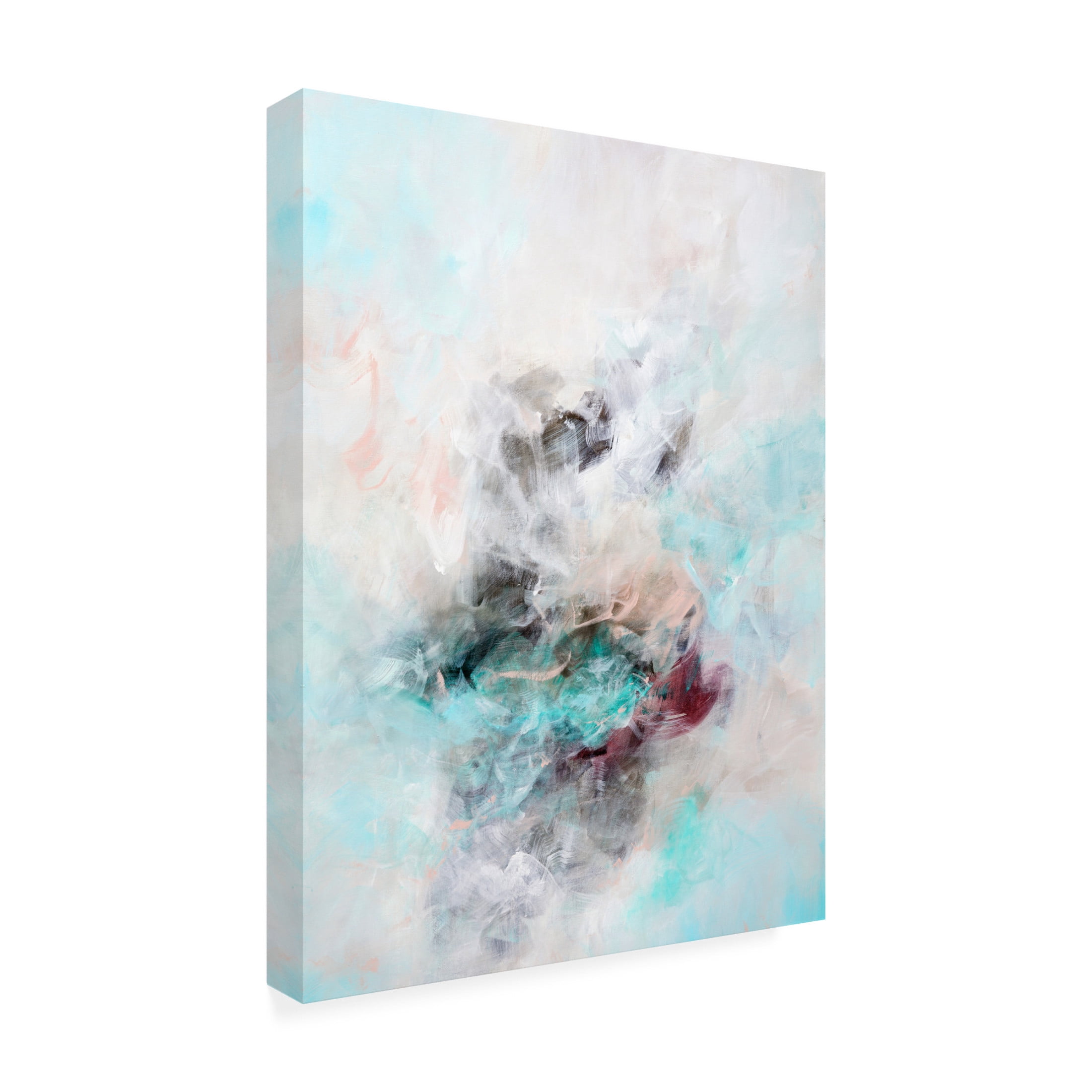 Trademark Fine Art Francoise Wattre Chilled by the Ocean wind Canvas Wall Art