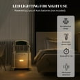 thumbnail image 3 of Bedside Commode, Portable Toilet for Adults, Commode Chair for Toilet with Arms, Height Adjustable, 2 Toilets and Induction Night Light, Potty Chair for Elderly and Disabled, 3 of 8
