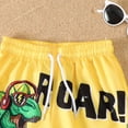 thumbnail image 6 of BOBOGOJP Boys Swim Trunks Toddler Swim Board Shorts Quick Dry Beach Swimwear Trunks Shorts Bathing Bottom for Boy 2-8 Years Yellow for Size 5-6 Years, 6 of 7