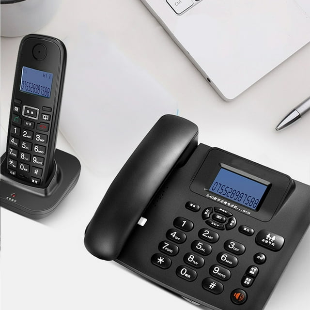 Wireless Telephone,W128 2.4GHz Intelligent Digital Wireless Landline Telephone Breakthrough Technology