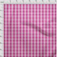 thumbnail image 3 of oneOone Polyester Lycra Fabric Check Kasuri Printed Craft Fabric BTY 56 Inch Wide, 3 of 4