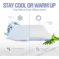 thumbnail image 6 of Sleep&Snuggle Cooling Pillow Cooling Gel Memory Foam Pillow for Side Sleepers, Bed Pillow Hypoallergenic Breathable Queen Pillows, Washable Bed Pillow Cover - Pack of 2, 6 of 6