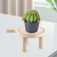 thumbnail image 4 of Soporte de madera nórdico para plantas, base para macetas, estantes, taburete, estante para macetas 14x10cm, 4 of 9