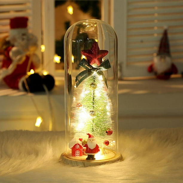 Navidad Cubierta De Vidrio Adornos Decoraciones Navideñas Regalo De Navidad Para Novia Y Amante seitruly HA043607-01
