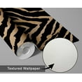 thumbnail image 6 of S4Sassy Animal Print Wallpaper - Removable Walls Covering, 25" x 120" Self-Adhesive Vinyl Wall Paper, Decorative Wallwrap, Easy DIY Walls Covering For Bedroom, Living Room, Living Spaces - Black, 6 of 9