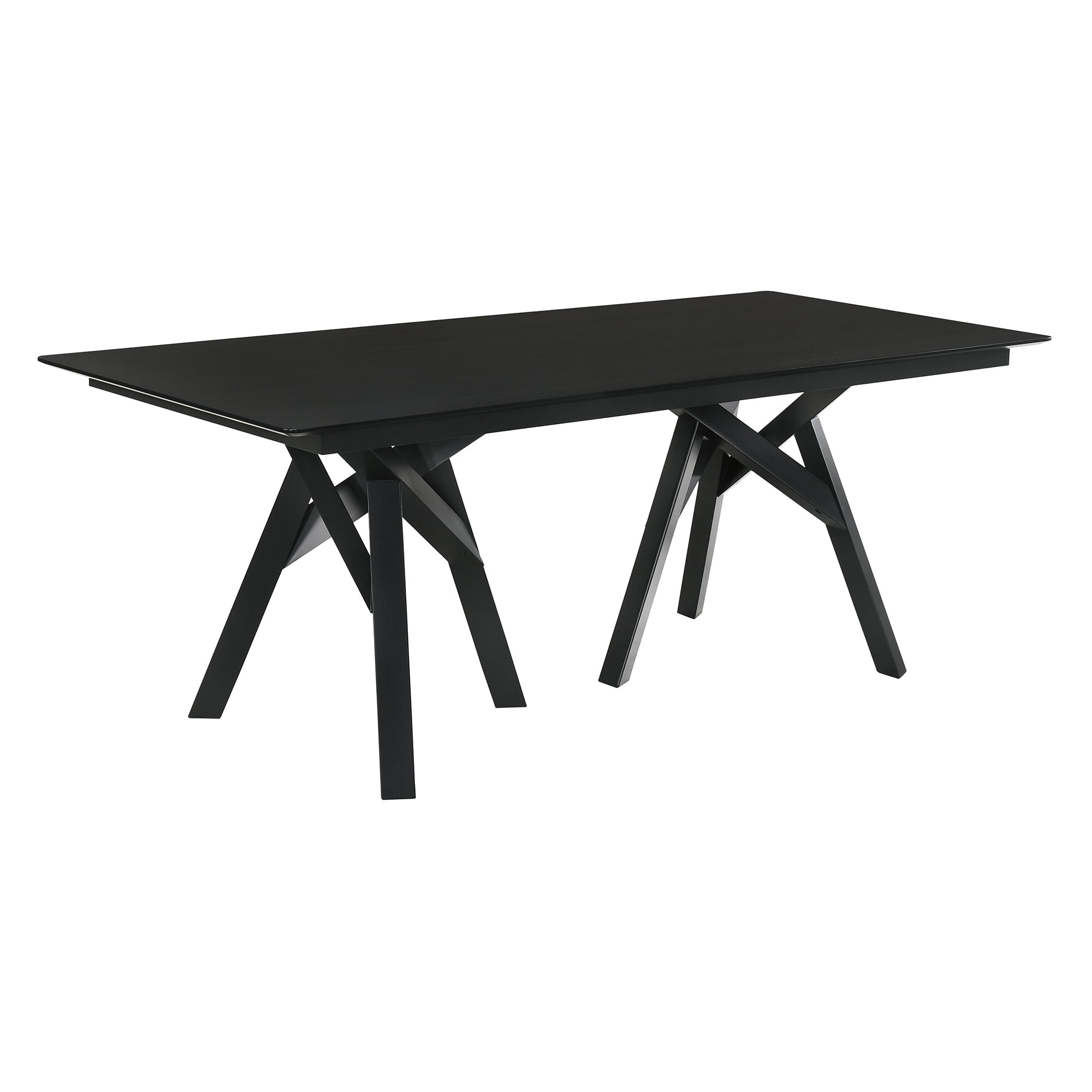 Cortina Lima 5 Piece Black Dining Set