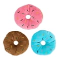 thumbnail image 2 of mdesiwst Plush Donut Dog Toy Squeaky Interactive Dog Chew Toy Stuffed Doughnut Soft Puppy Teething Toy for Cats And Dogs Indoor Play Chewing Instinct, 2 of 8