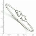 thumbnail image 2 of Bracelet à Charnière Infini en Argent Sterling 925, 2 of 2