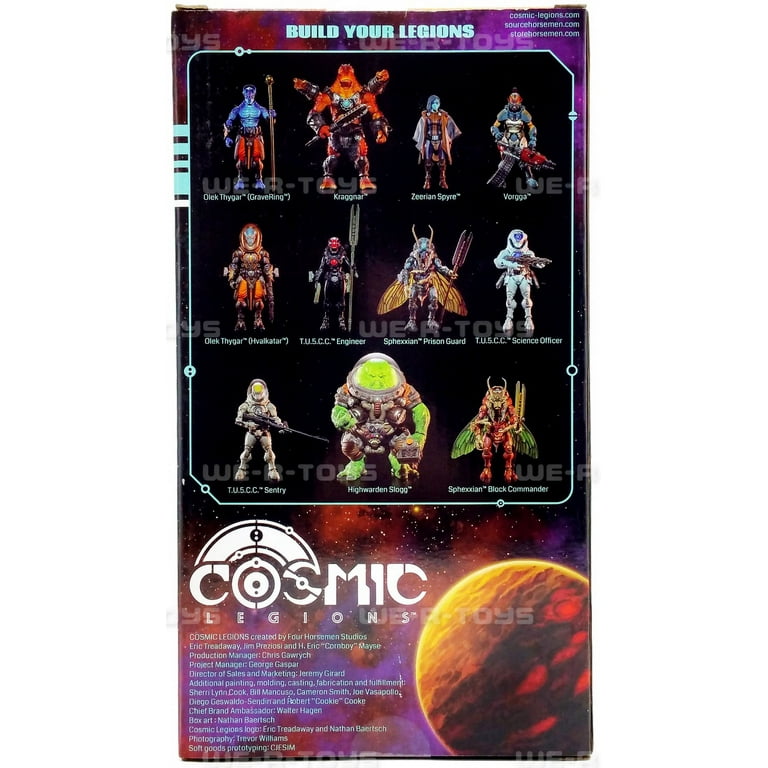 Cosmic Legions T.U.5.C.C. Sentry Builder Action Figure 2023 Four