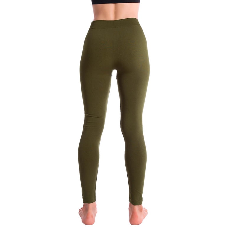 Kuda Moda 2-Pack Fleece-Lined Winter Thermal Leggings photo 4