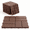 Brown, variant on Plastic Interlocking Deck Tiles, 44 Pack 12"x12" Waterproof Non-Slip Outdoor Patio Flooring, Drainable Snap Together Decking Tiles for Poolside, Porch, Garden, Backyard & Shed Floor, Grey