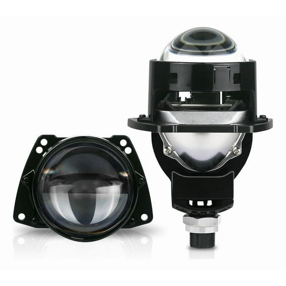 Applicable to H4 H7 Headlight with 3-inch Bi-LED Projector Lens