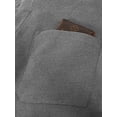 thumbnail image 6 of Ma Croix Mens Slim Sweat Shorts Modern Lounge Summer Casual Fleece, 6 of 7
