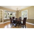 thumbnail image 2 of Indoor Modern Home Decor Bright Axel 6 Lights Brass Flush Mount, 2 of 7