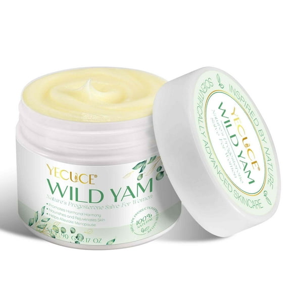 Yecuce Wild Yam Cream,All Natural Moisturization, Rich in Vitamins, Nourish the Skin ,Skincare Products for Woman(90g/3.17oz)