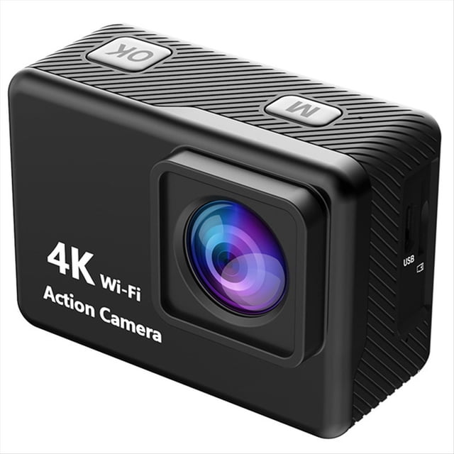 Cámara de Acción de Alta Definición 1080P, Grabadora para Deportes Al Aire Libre, Cámara de Natación LCD Gran Angular de 170°.