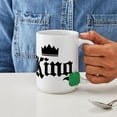 thumbnail image 6 of CafePress - King Large Mug - 15 oz Ceramic Large White Novelty Mug, 6 of 6