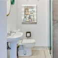 thumbnail image 3 of Farmhouse Bathroom Wall Art Rustic Country Bathroom Pictures Wall Decor Vintage Bathroom Canvas Print Painting Framed Modern Home Bathroom Decorations Artwork For Toilet Restroom 12"x16", 3 of 6
