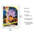 thumbnail image 2 of Anna Karenine - Starring Greta Garbo and Frederic March - Vintage Film Movie Poster by Dori c.1935 - Master Art Print (Unframed) 9in x 12in, 2 of 4