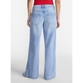 thumbnail image 3 of No Boundaries Low Rise Cotton Baggy Jeans, 31.5'' Inseam, Women's 00-26W, 3 of 5