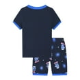 thumbnail image 3 of WIBACKER 3-12Y Big Boys Navy 2-Piece Astronaut Pajamas 100% Cotton Sleepwear Sets, 3 of 6