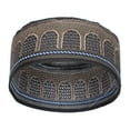 thumbnail image 4 of Sombrero Musulmán Bordado Arabia Saudita Hombres Sombreros Poliéster Algodón Negro Con Diseño De Ventilación Para Uso Diario, 4 of 7